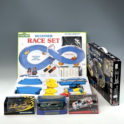 Lot 661 - Slot Racing including Scalextric items. Lot...