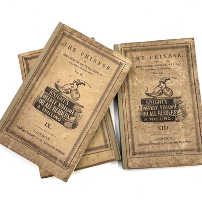 Lot 495 - JOHN FRANCIS DAVIS. 'The Chinese', 3 volumes,...