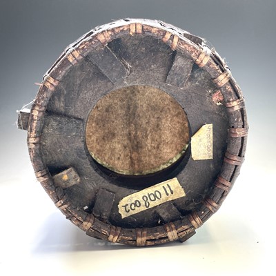 Lot 519 - A Balinese wooden drum, mid 20th century,...