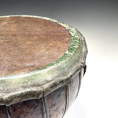 Lot 519 - A Balinese wooden drum, mid 20th century,...