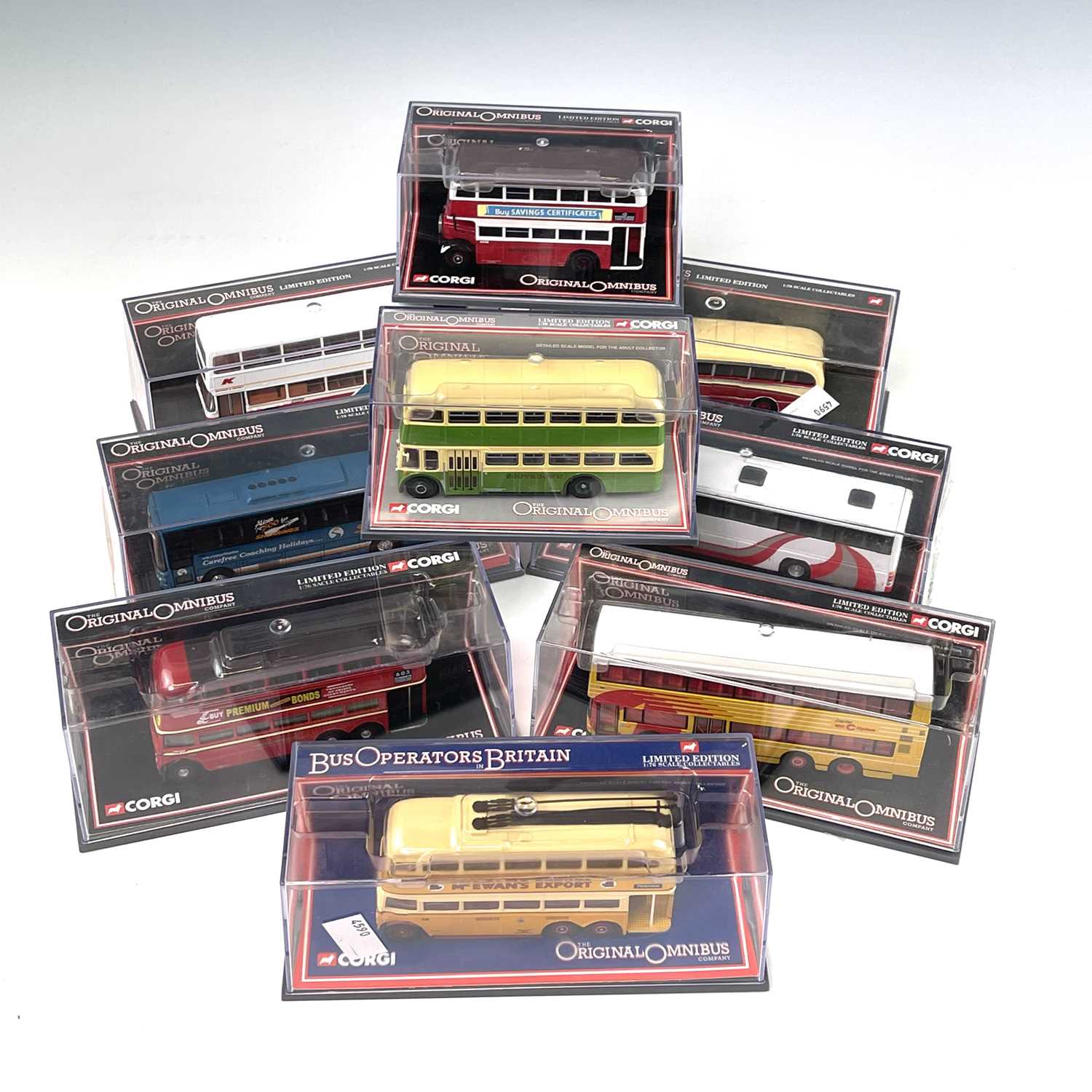 Lot 672 - Corgi Original Bus Company 1:76 Scale Buses