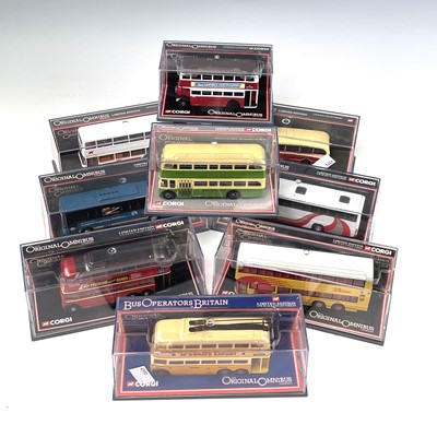 Lot 672 - Corgi Original Bus Company 1:76 Scale Buses...