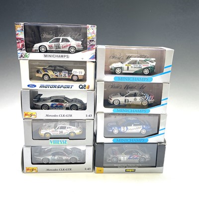 Lot 676 - Die Cast 1:43 Scale Rally Cars (x9). A box...