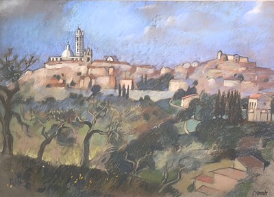 Lot 182 - Ken SYMONDS (1927-2010) Sienna From The Olive...