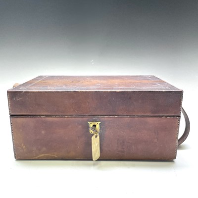 Lot 6 - A Cox's home medicine chest, late Victorian,...