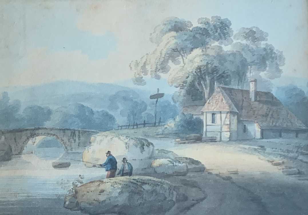 Lot 252 - Peter LE CAVE (1750-1810) A River Landscape...