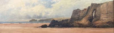 Lot 601 - Late 19th century English School Low Tide Oil...