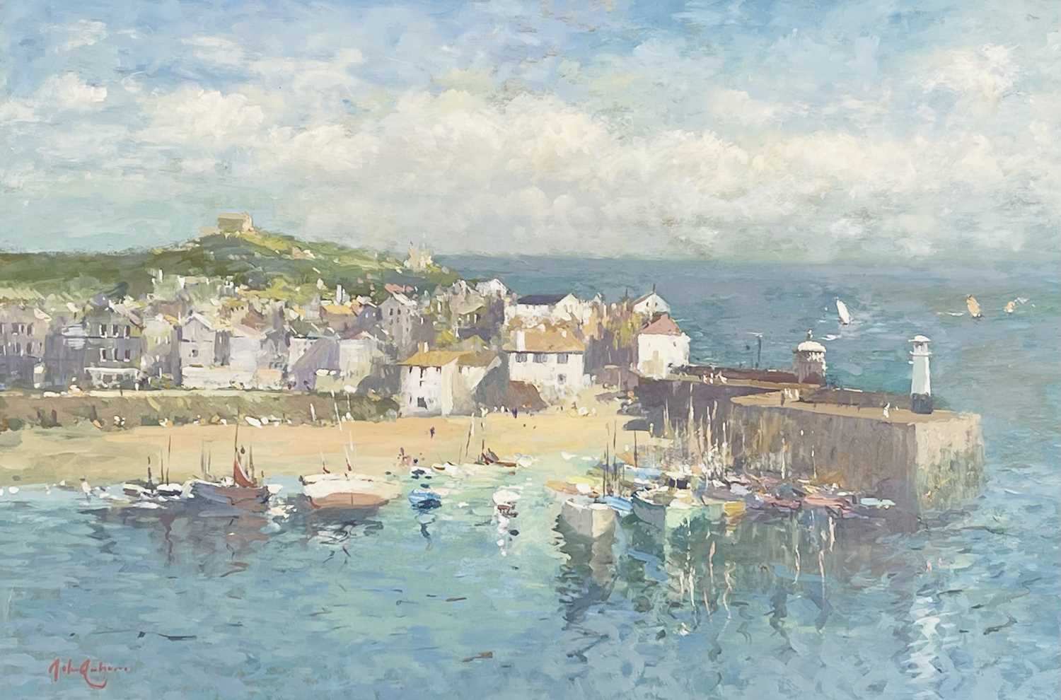 Lot 292 - John AMBROSE (1931-2010) St Ives Oil on board...