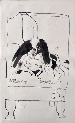 Lot 406 - Sven BERLIN (1911-1999) "Dragon" the Pekingese...