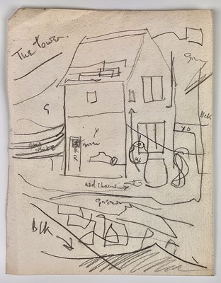 Lot 42 - Sven BERLIN (1911-1999) The Tower (Design for...