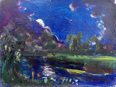 Lot 290 - Sven BERLIN (1911-1999) Three landscapes Oils...