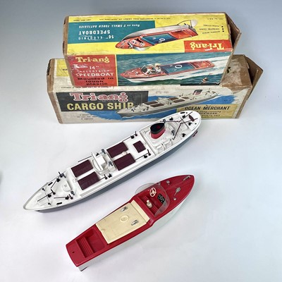 Lot 745 - Tri-Ang Ships / Boats. Boxed cargo ship - M.S....