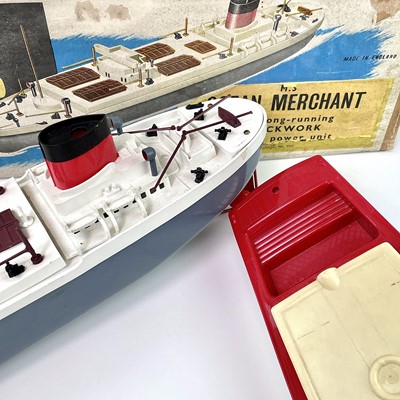 Lot 745 - Tri-Ang Ships / Boats. Boxed cargo ship - M.S....