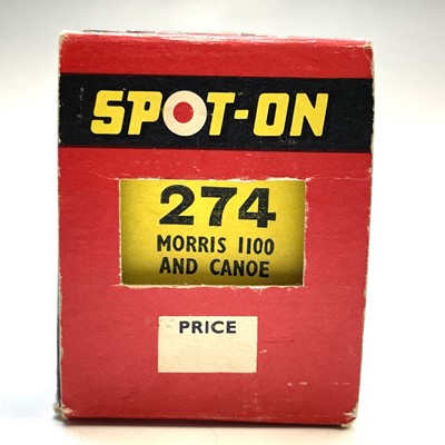 Lot 751 - Spot-On Toy. no.274 Morris 1100 with canoe and...