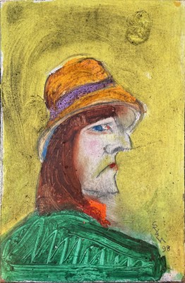 Lot 730 - Sven BERLIN (1911-1999) Portrait (likely to be...