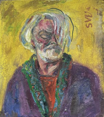 Lot 54 - Sven BERLIN (1911-1999) Self Portrait Oil on...
