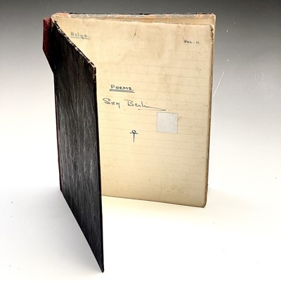 Lot 374 - Sven BERLIN (1911-1999) A handwritten book of...