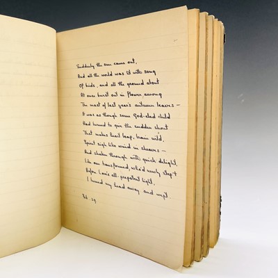 Lot 158 - Sven BERLIN (1911-1999) A handwritten book of...