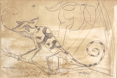 Lot 69 - Sven BERLIN (1911-1999) Chameleon Pencil...