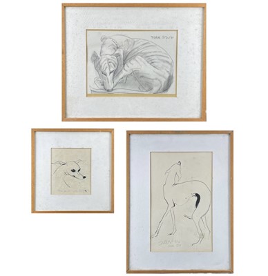 Lot 360 - Sven BERLIN (1911-1999) The Flea Ink Drawing...