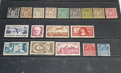 Lot 387 - Mint France 1876 to 1930's. Comprising a...