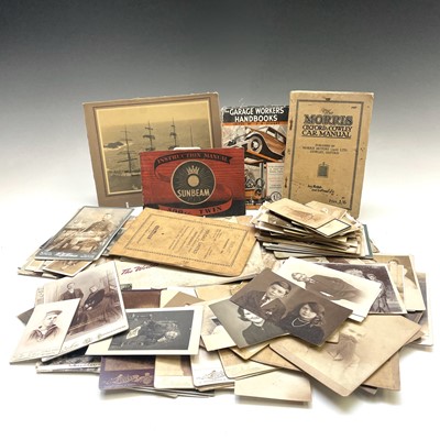 Lot 948 - Photographs, Postcards, Vintage Motor Manuals -...