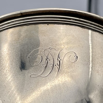 Lot 32 - A George III silver wine funnel by Crispin...