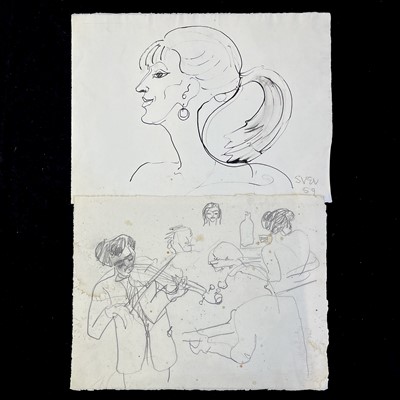 Lot 51 - Sven BERLIN (1911-1999) Early drawings,...