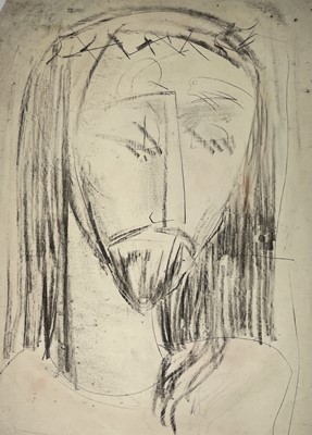Lot 199 - Sven BERLIN (1911-1999) The Head of Christ...