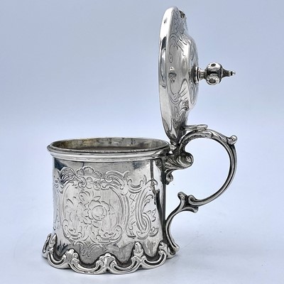 Lot 30 - A Victorian silver mustard pot, maker JE, of...