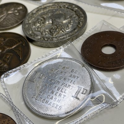 Lot 137 - 18th and 19th Century Tokens plus other...
