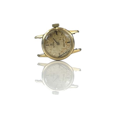 Lot 361 - An Omega Ladymatic gold plated ladies manual...