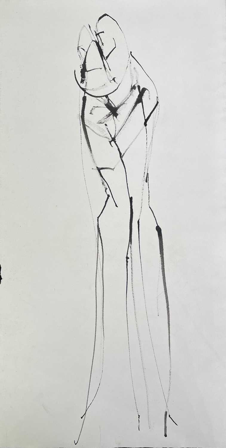 Lot 353 - Sven BERLIN (1911-1999) Lovers Ink drawing...