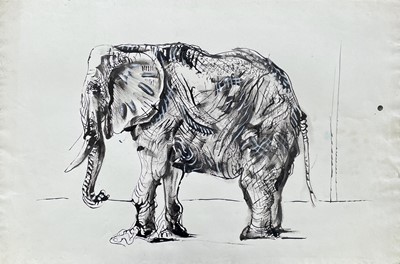 Lot 5 - Sven BERLIN (1911-1999)   Elephant Ink...