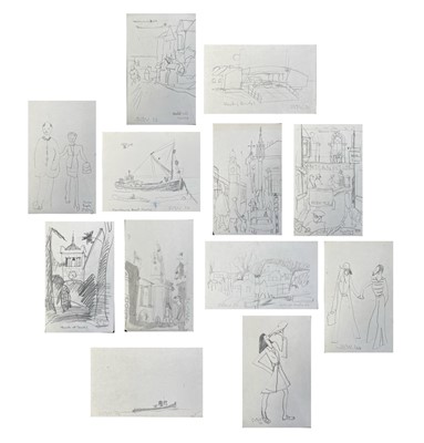 Lot 117 - Sven BERLIN (1911-1999)   '12 Drawings For...