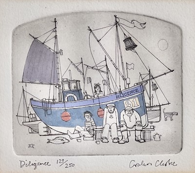 Lot 617 - Graham CLARKE (British) (1941-) 'Diligence'...