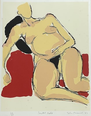 Lot 125 - John EMANUEL (British) (1930-) 'Seated Nude'...