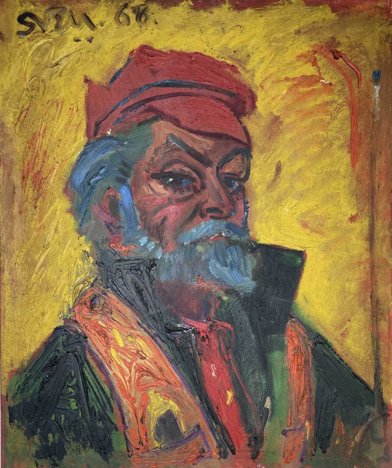 Lot 201 - Sven BERLIN (1911-1999) Self-portrait Oil on...