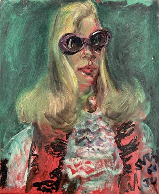 Lot 144 - Sven BERLIN (1911-1999) Julia Oil on canvas...