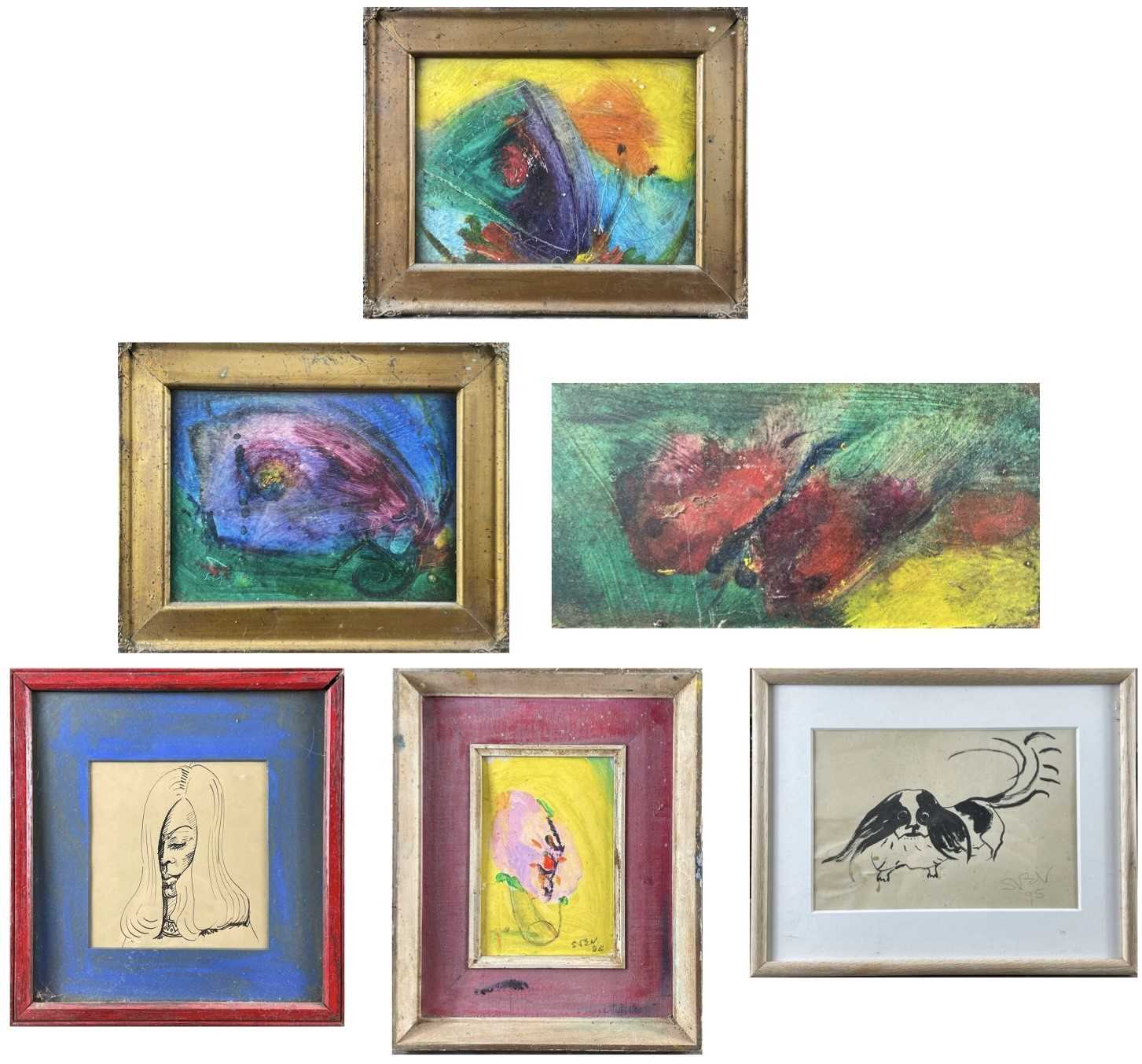 Lot 156 - Sven BERLIN (1911-1999) Six small works. The...