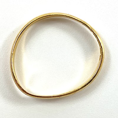 Lot 198 - A 22ct gold band ring, Birmingham 1927,...