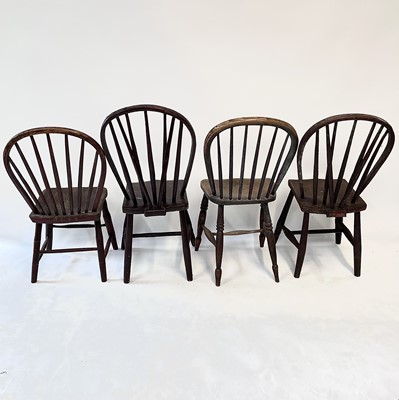 Lot 80 - A pair of 19th century west country painted...
