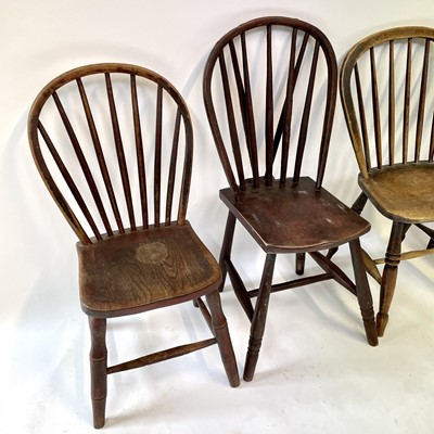 Lot 80 - A pair of 19th century west country painted...