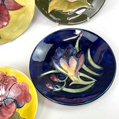 Lot 855 - A Moorcroft pottery Maple leaf pin tray...