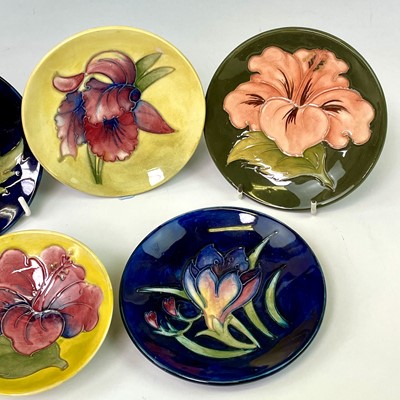 Lot 855 - A Moorcroft pottery Maple leaf pin tray...