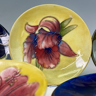 Lot 855 - A Moorcroft pottery Maple leaf pin tray...