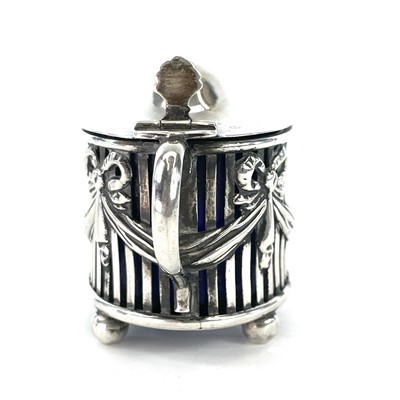 Lot 35 - A Victorian silver mustard pot by William...
