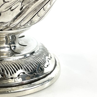Lot 132 - A large Victorian silver sugar caster by...