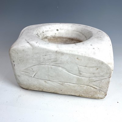 Lot 94 - Sven BERLIN (1911-1999) Font White marble...