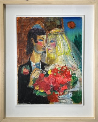 Lot 215 - Sven BERLIN (1911-1999) Married Mixed media...